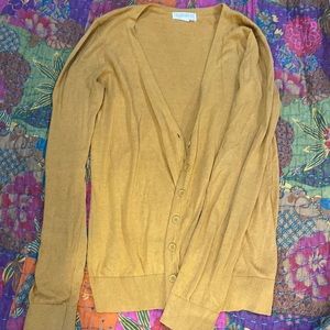 Forever 21 Mustard Cardigan size Medium